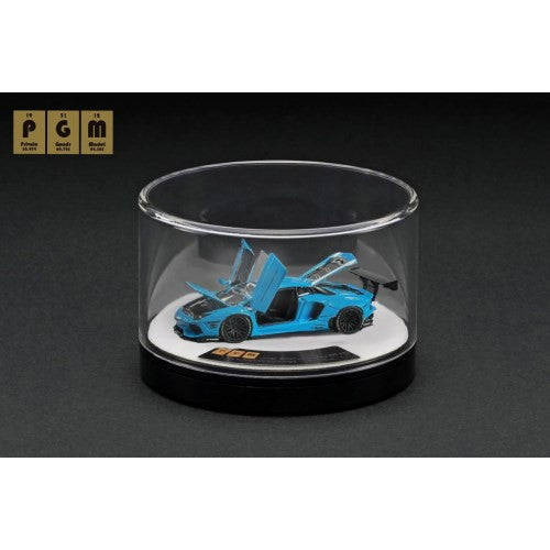 【予約安心出荷】[MDL] 1/64 LBWK(リバティウォーク) LP700-4 BB Blue Rotating display(回転台座バージョン) 完成品 ミニカー(PGM-640413-2) PGM(プライベートグッズモデル)(2026年1月)