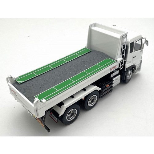 【予約安心出荷】[MDL] 1/43 UD TRUCKS QUON(UDトラックス クオン) KYOKUTOダンプ (ホワイト) 完成品 ミニカー(KS03940W) 京商(2025年9月)