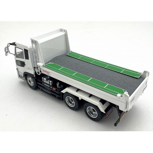【予約安心出荷】[MDL] 1/43 UD TRUCKS QUON(UDトラックス クオン) KYOKUTOダンプ (ホワイト) 完成品 ミニカー(KS03940W) 京商(2025年9月)