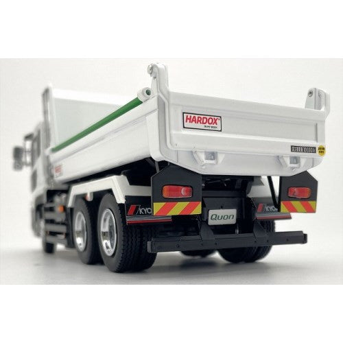 【予約安心出荷】[MDL] 1/43 UD TRUCKS QUON(UDトラックス クオン) KYOKUTOダンプ (ホワイト) 完成品 ミニカー(KS03940W) 京商(2025年9月)
