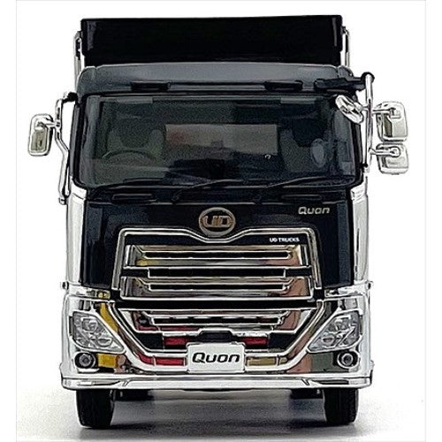 【予約安心出荷】[MDL] 1/43 UD TRUCKS QUON(UDトラックス クオン) KYOKUTOダンプ (ブラックメタリック) 完成品 ミニカー(KS03940BK) 京商(2025年9月)