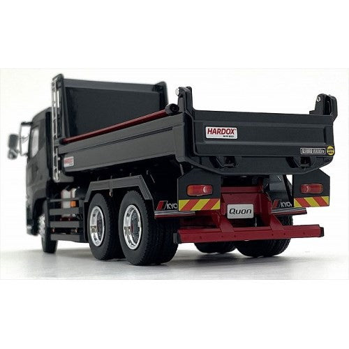 【予約安心出荷】[MDL] 1/43 UD TRUCKS QUON(UDトラックス クオン) KYOKUTOダンプ (ブラックメタリック) 完成品 ミニカー(KS03940BK) 京商(2025年9月)