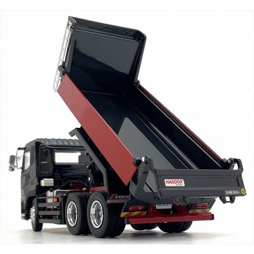 【予約安心出荷】[MDL] 1/43 UD TRUCKS QUON(UDトラックス クオン) KYOKUTOダンプ (ブラックメタリック) 完成品 ミニカー(KS03940BK) 京商(2025年9月)