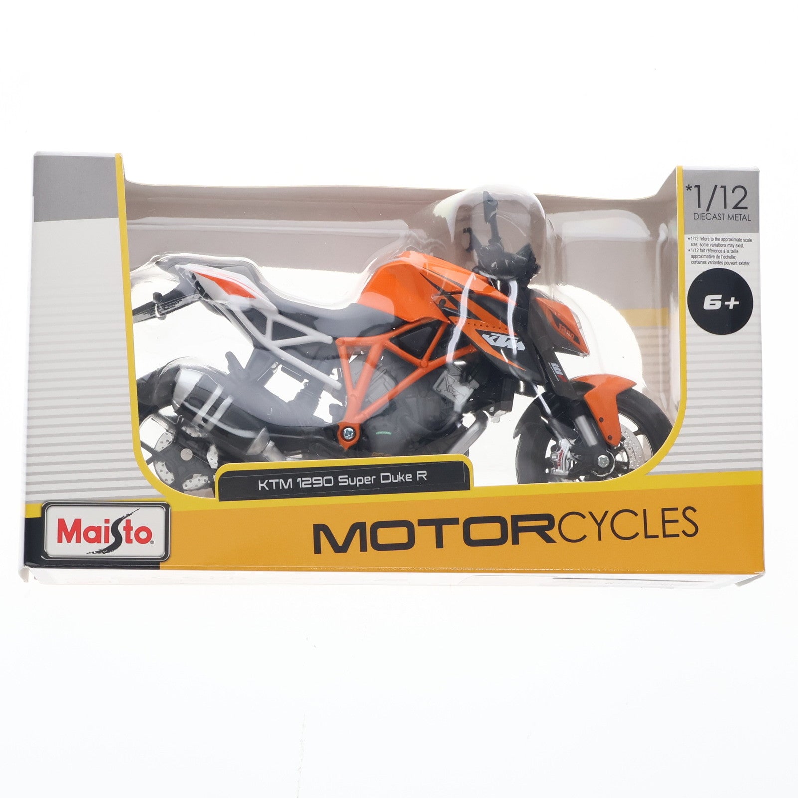 【中古即納】[MDL] (単品) 1/12 KTM 1290 SUPER DUKE(スーパーデューク) R EURO モーターサイクル 200-011 完成品 ミニカー Maisto(マイスト)(20180731)