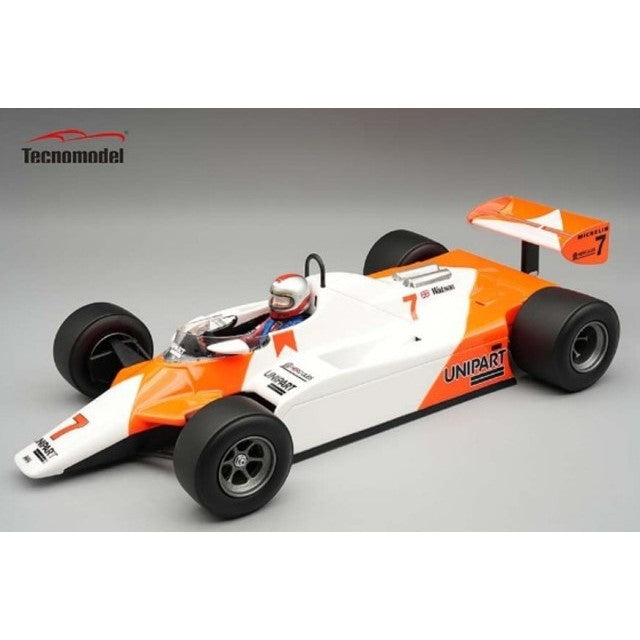 【予約安心出荷】[MDL] 1/18 マクラーレン MP4/1B デトロイトGP 1982 優勝車 #7 John Watson ドライバーフィギュア付き 完成品 ミニカー(TMD18-466B) Tecnomodel(テクノモデル)(2026年4月)