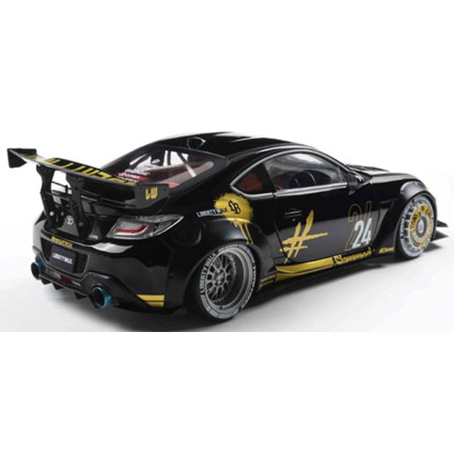 【予約安心出荷】[MDL] 1/18 トヨタ GR86 リバティウォーク ボディキット 2024(ブラック/ゴールド) 完成品 ミニカー(S1813603) solido(ソリド)(2026年3月)