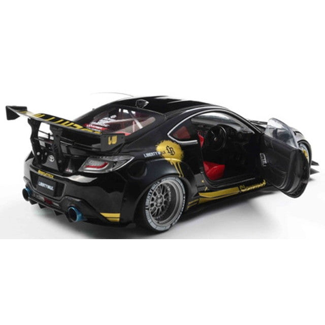 【予約安心出荷】[MDL] 1/18 トヨタ GR86 リバティウォーク ボディキット 2024(ブラック/ゴールド) 完成品 ミニカー(S1813603) solido(ソリド)(2026年3月)