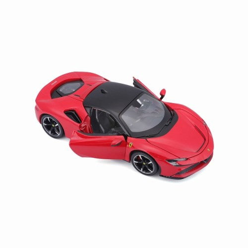 【中古即納】[MDL] 1/24 SF90 ストラダーレ(レッド) 完成品 ミニカー(18-26028R1) BBURAGO(ブラゴ)(20250831)