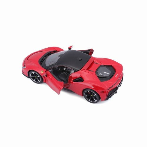【中古即納】[MDL] 1/24 SF90 ストラダーレ(レッド) 完成品 ミニカー(18-26028R1) BBURAGO(ブラゴ)(20250831)