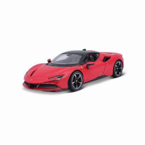 【中古即納】[MDL] 1/24 SF90 ストラダーレ(レッド) 完成品 ミニカー(18-26028R1) BBURAGO(ブラゴ)(20250831)