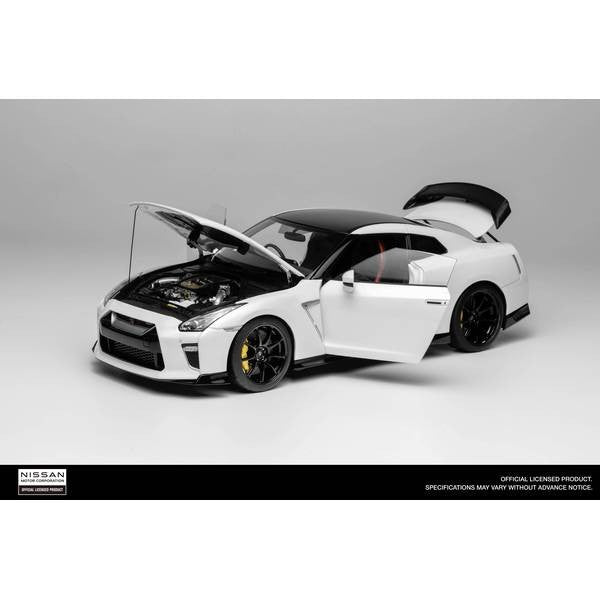 【予約安心出荷】[MDL] 1/18 日産 GT-R(R35) Track Edition Engineered By NISMO T-Spec 2022 Brilliant White Pearl(ブリリアントホワイトパール) 完成品 ミニカー(M83518) MOTORHELIX(モーターヘリックス)(2025年9月)