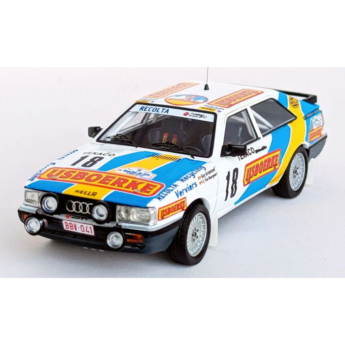 【予約安心出荷】[MDL] 1/43 アウディ クーペ クワトロ 1987年 #18 Boucles de Spa Guy Grammet/Patrik Verheyden 完成品 ミニカー(dsn323) Trofeu(トロフュー)(20251031)