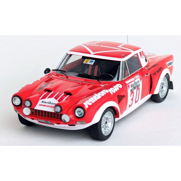 【予約安心出荷】[MDL] 1/43 フィアット 124 アバルト ラリー 1976年 エルバラリー 6位 #30 Roberto Ricceri/Antonio Dello Sbarba 完成品 ミニカー(dsn325) Trofeu(トロフュー)(20251031)
