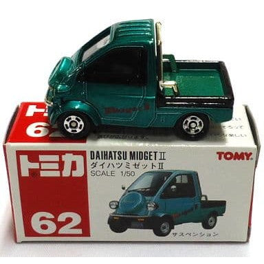 【中古即納】[MDL] トミカ No.62 1/50 ダイハツ ミゼットII(グリーン/赤箱) 完成品 ミニカー タカラトミー(19970430)