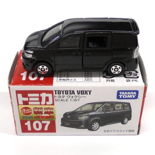 【中古即納】[MDL] トミカ No.107 1/67 トヨタ ヴォクシー(ブラック/赤箱/中国製) 完成品 ミニカー タカラトミー(19991231)