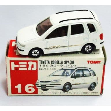 【中古即納】[MDL] トミカ No.16 1/58 トヨタ カローラ スパシオ(ホワイト/赤箱) 完成品 ミニカー トミー(19991231)