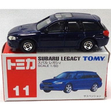 【中古即納】[MDL] トミカ No.11 1/60 スバル レガシィ(ネイビー/赤箱) 完成品 ミニカー トミー(20031031)
