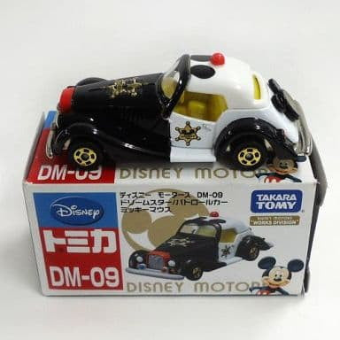 【中古即納】[MDL] トミカ ディズニーモータース DM-09 ドリームスター パトロールカー ミッキーマウス(ブラック×ホワイト) 完成品 ミニカー タカラトミー(20111130)