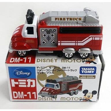 【中古即納】[MDL] トミカ ディズニーモータース DM-11 ジョリーフロート/ファイヤートラック ミッキーマウス(レッド×シルバー) 完成品 ミニカー タカラトミー(20111125)