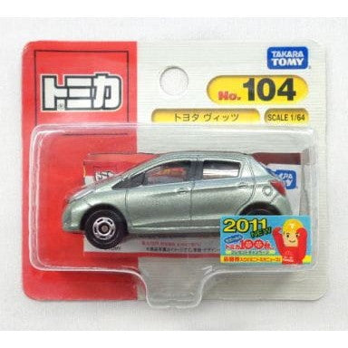 【中古即納】[MDL] トミカ No.104 1/64 トヨタ ヴィッツ(シルバー) 完成品 ミニカー タカラトミー(20111020)