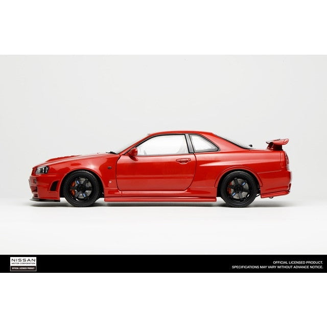 【新品即納】[MDL] 1/18 Nissan SKYLINE(ニッサン スカイライン) GT-R (R34) CUSTOMIZED VERSION(アクティブレッド) 完成品 ミニカー(M83411) MOTORHELIX(モーターヘリックス)(20251021)