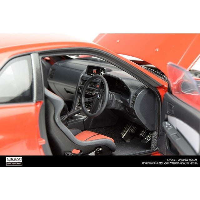 【新品即納】[MDL] 1/18 Nissan SKYLINE(ニッサン スカイライン) GT-R (R34) CUSTOMIZED VERSION(アクティブレッド) 完成品 ミニカー(M83411) MOTORHELIX(モーターヘリックス)(20251021)