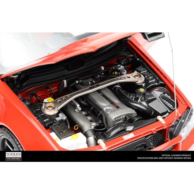 【新品即納】[MDL] 1/18 Nissan SKYLINE(ニッサン スカイライン) GT-R (R34) CUSTOMIZED VERSION(アクティブレッド) 完成品 ミニカー(M83411) MOTORHELIX(モーターヘリックス)(20251021)