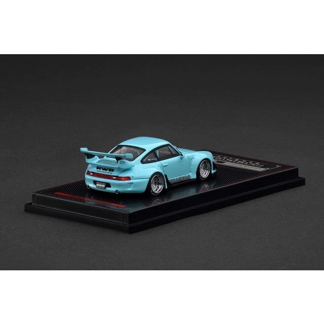 【新品】【お取り寄せ】[MDL] 1/64 RWB 993 Blue Green(ブルーグリーン) 完成品 ミニカー(IG3872) ignition model(イグニッションモデル)(20260228)