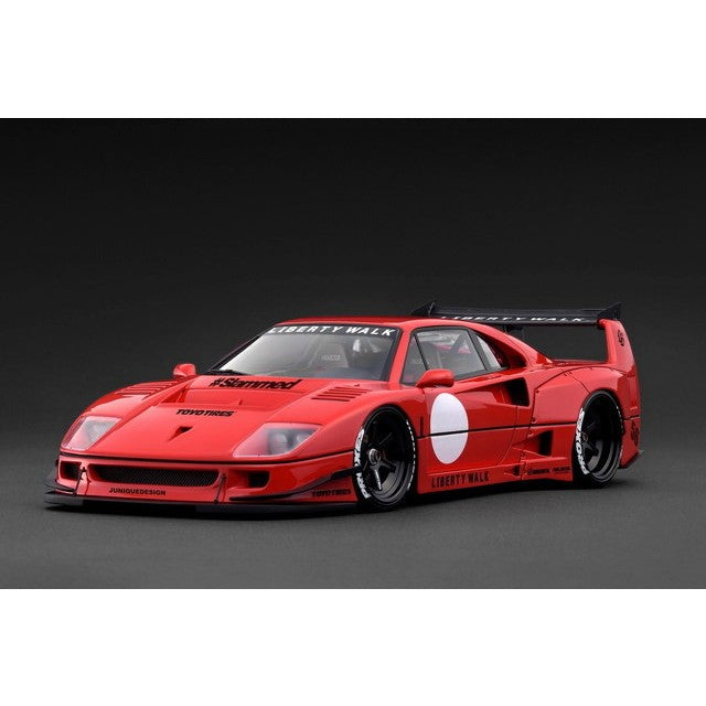 【新品】【お取り寄せ】[MDL] 1/18 LB-WORKS 40 Red(レッド) 完成品 ミニカー(IG3754) ignition model(イグニッションモデル)(20251221)