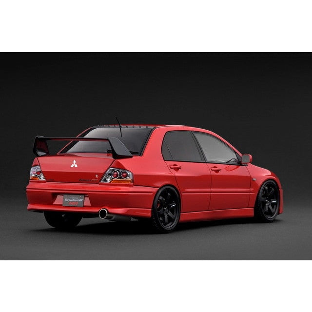 【予約安心出荷】[MDL] 1/18 Mitsubishi Lancer EvolutionVIII(ランサーエボリューションVIII) MR(CT9A) Red(レッド) 完成品 ミニカー(IG3833) ignition model(イグニッションモデル)(2026年2月)