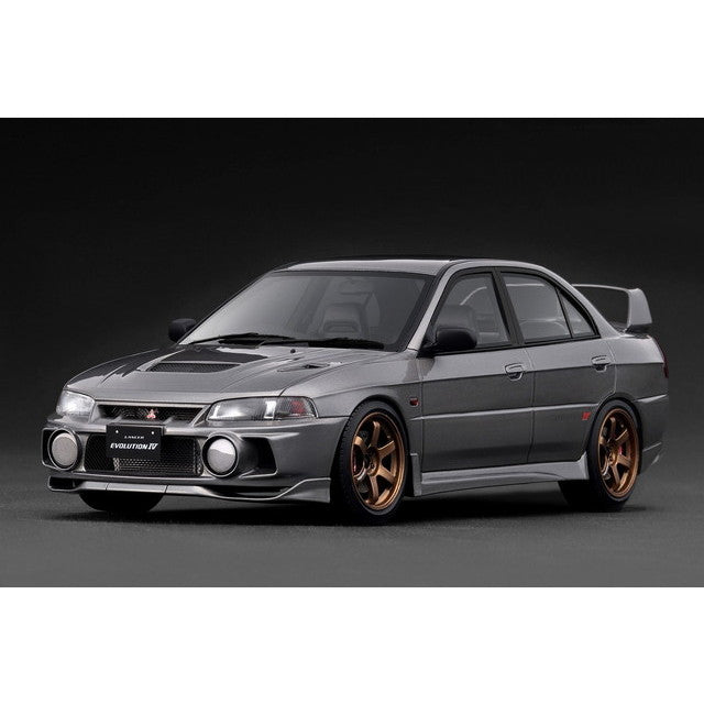 【予約安心出荷】[MDL] 1/18 Mitsubishi LANCER EVOLUTION(ランサーエボリューション) IV(CN9A) Gun Metallic(ガンメタリック) 完成品 ミニカー(IG3851) ignition model(イグニッションモデル)(2026年1月)