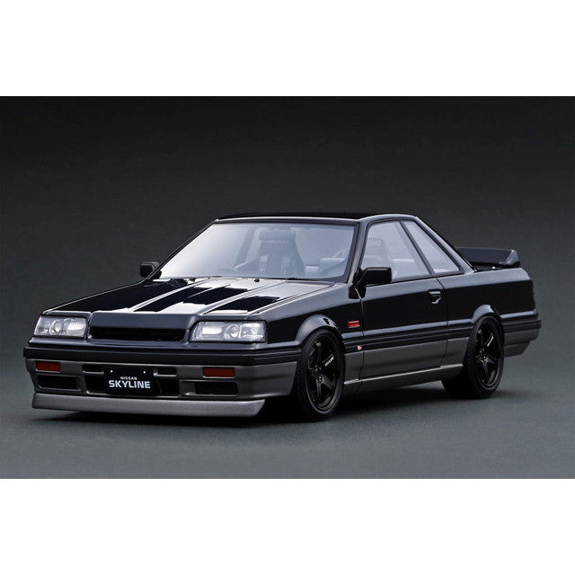 【予約安心出荷】[MDL] 1/18 Nissan Skyline(スカイライン) GTS-R(R31) Black/Silver(ブラック/シルバー) 完成品 ミニカー(IG4010) ignition model(イグニッションモデル)(2026年5月)