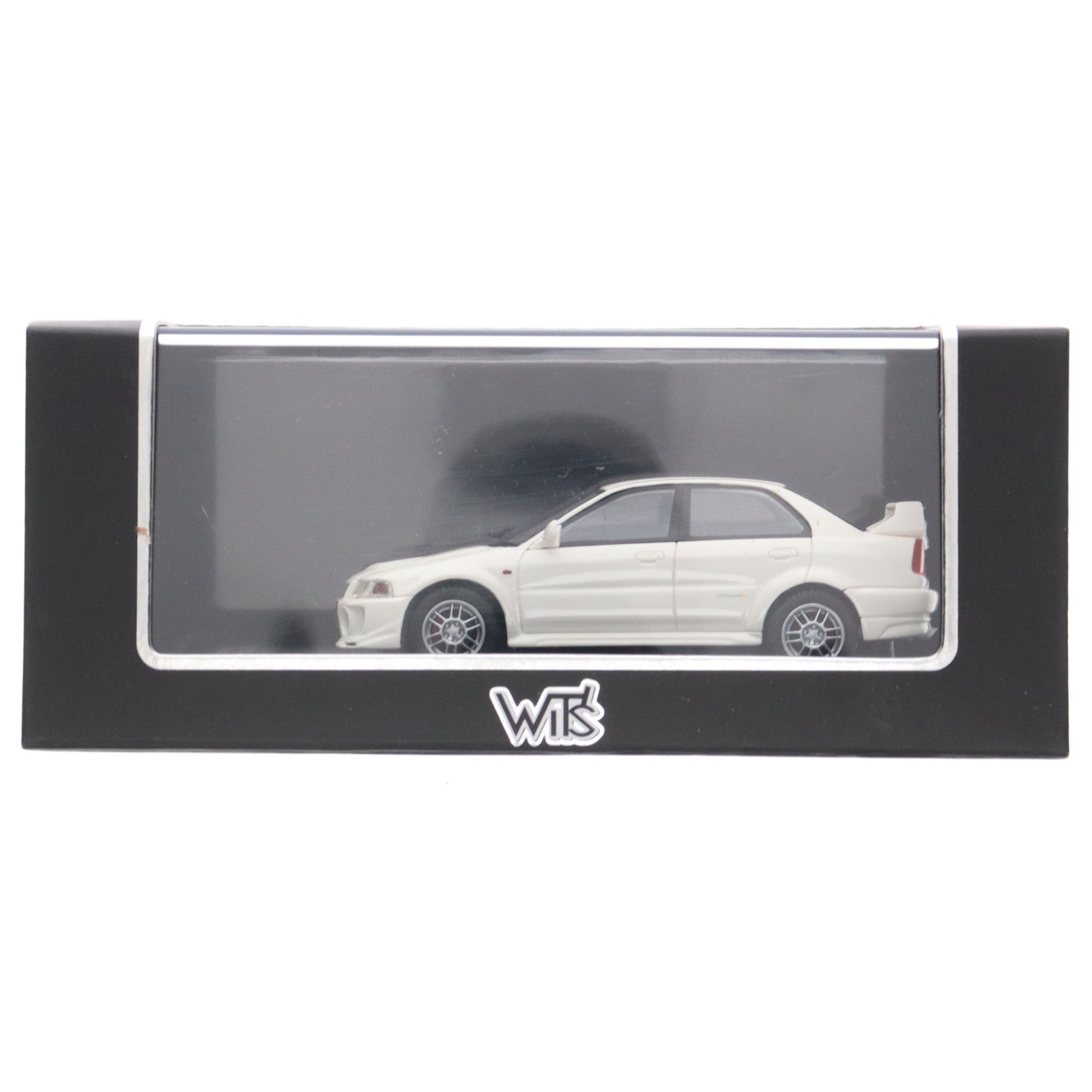 【中古即納】[MDL] 1/43 MITSUBISHI LANCER GSR Evolution(ランサー GSRエボリューション) V(スコーティアホワイト) 完成品 ミニカー(W211) WIT'S(ウィッツ)(20141220)