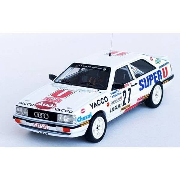 【新品即納】[MDL] 1/43 アウディ クーペ クワトロ 1987年 ラリーモンテカルロ #27 Maurice Chomat/Michel Roissard 完成品 ミニカー(dsn327) Trofeu(トロフュー)(20251024)