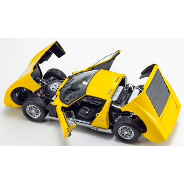 【予約安心出荷】[MDL] 1/18 ランボルギーニ ミウラ P400 (イエロー) 完成品 ミニカー(KS08314Y) 京商(2025年10月)