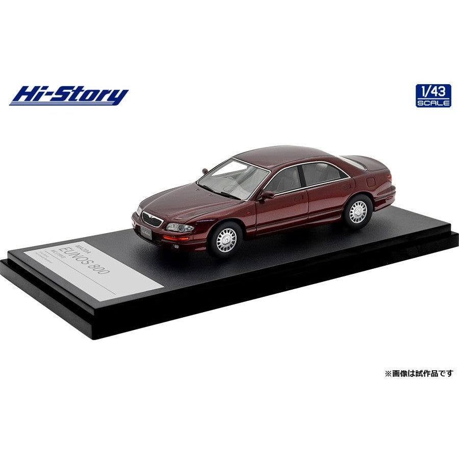 【予約安心出荷】[MDL] ハイストーリーシリーズ 1/43 MAZDA EUNOS 800 MC(1993) アールヴァンレッドマイカ 完成品 ミニカー(HS521RE) ハイストーリー(2025年11月)