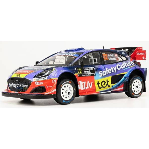 【予約安心出荷】[MDL] 1/18 フォード プーマ Rallly1(ラリー1) 2025年 ラリースウェーデン #22 M.Sesks/R.Francis 完成品 ミニカー(18RMC240) IXO Models(イクソモデルス)(2025年11月)