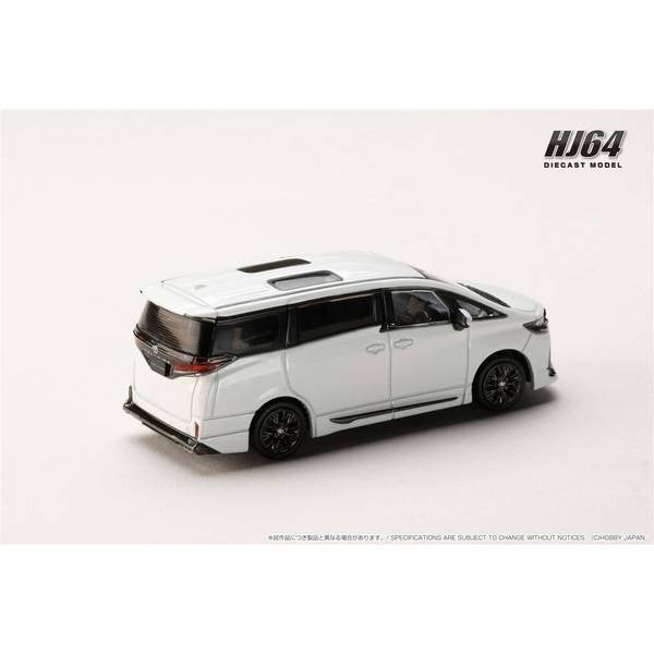 【予約安心出荷】[MDL] 1/64 トヨタ ヴェルファイア Z プレミア ハイブリッド(H40W)/純正オプション プラチナ ホワイト パール マイカ 完成品 ミニカー(HJ642077CW) ホビージャパン(2025年12月)