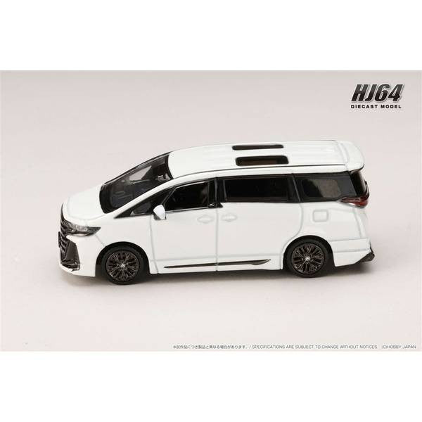 【予約安心出荷】[MDL] 1/64 トヨタ ヴェルファイア Z プレミア ハイブリッド(H40W)/純正オプション プラチナ ホワイト パール マイカ 完成品 ミニカー(HJ642077CW) ホビージャパン(2025年12月)