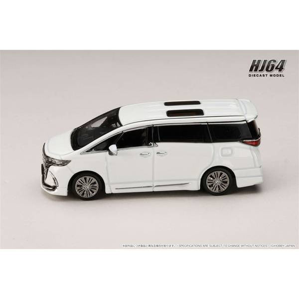 【予約安心出荷】[MDL] 1/64 トヨタ アルファード Z(H40W)/純正オプション プラチナ ホワイト パール マイカ 完成品 ミニカー(HJ642078CW) ホビージャパン(2025年12月)
