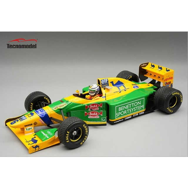 【予約安心出荷】[MDL] 1/18 ベネトン B193B イギリスGP 1993 Riccardo Patrese レインタイヤ車 ドライバーフィギュア付き 完成品 ミニカー(TMD18-465C) Tecnomodel(テクノモデル)(2026年4月)