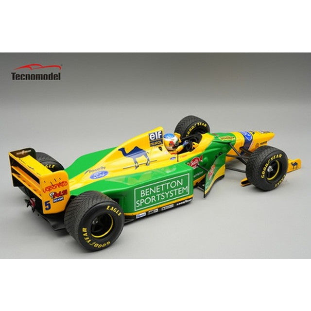 【予約安心出荷】[MDL] 1/18 ベネトン B193B イギリスGP 1993 Michael Schumacher レインタイヤ車 ドライバーフィギュア付き 完成品 ミニカー(TMD18-465D) Tecnomodel(テクノモデル)(2026年4月)