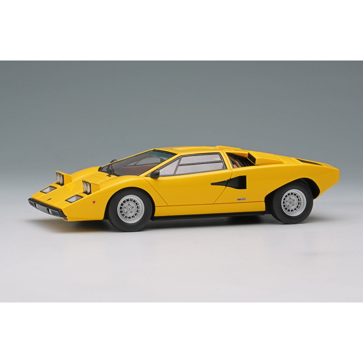 【予約安心出荷】[MDL] 1/43 Lamborghini Countach(ランボルギーニ カウンタック) LP400 1974 Head lamp open イエロー 完成品 ミニカー(EM822A) EIDOLON(アイドロン)(2026年3月)