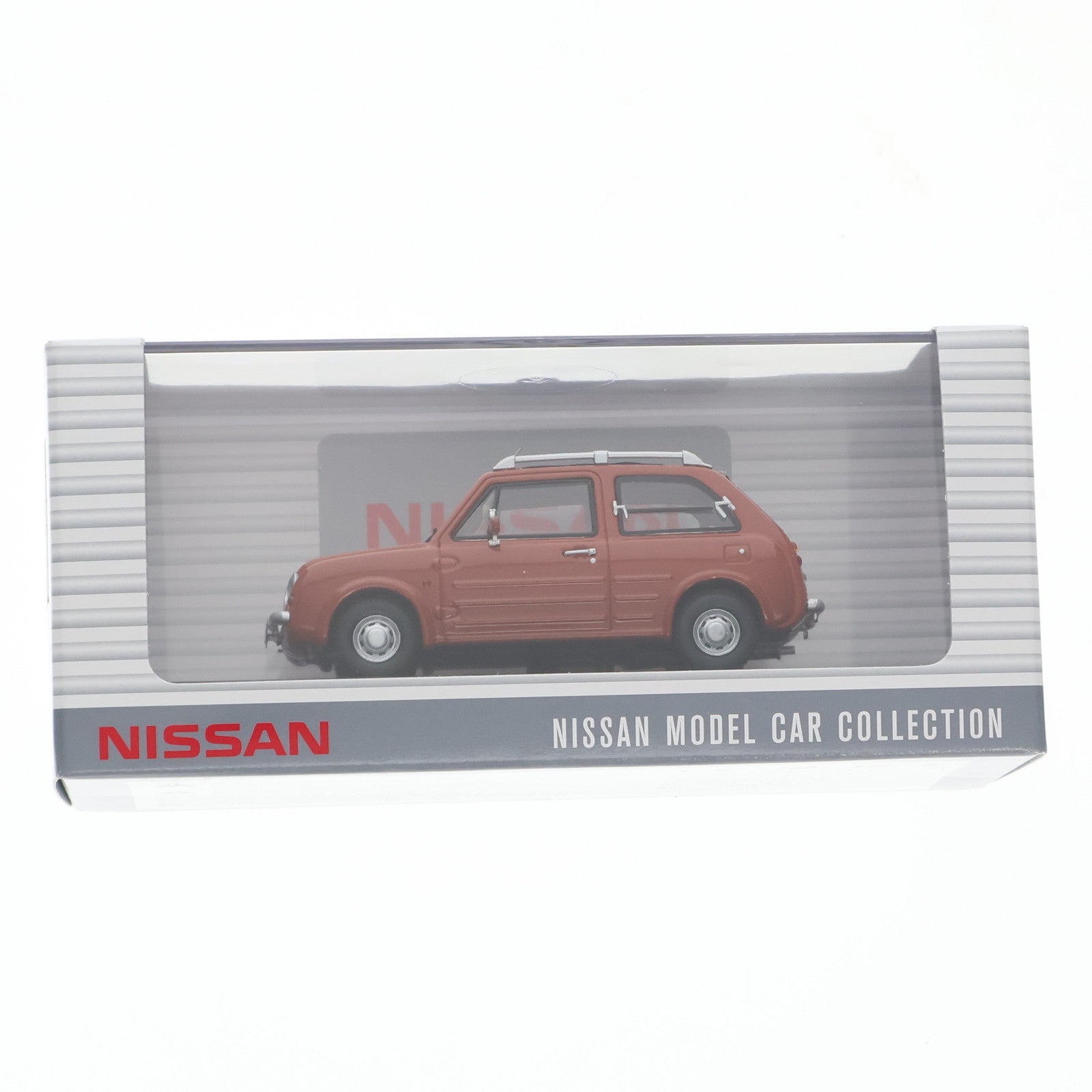 【中古即納】[MDL] NISSAN MODEL CAR COLLECTION 1/43 NISSAN PAO(パオ) Canvas Top(オレンジ) 完成品 ミニカー(KWAM302007) 日産自動車/京商(19991231)