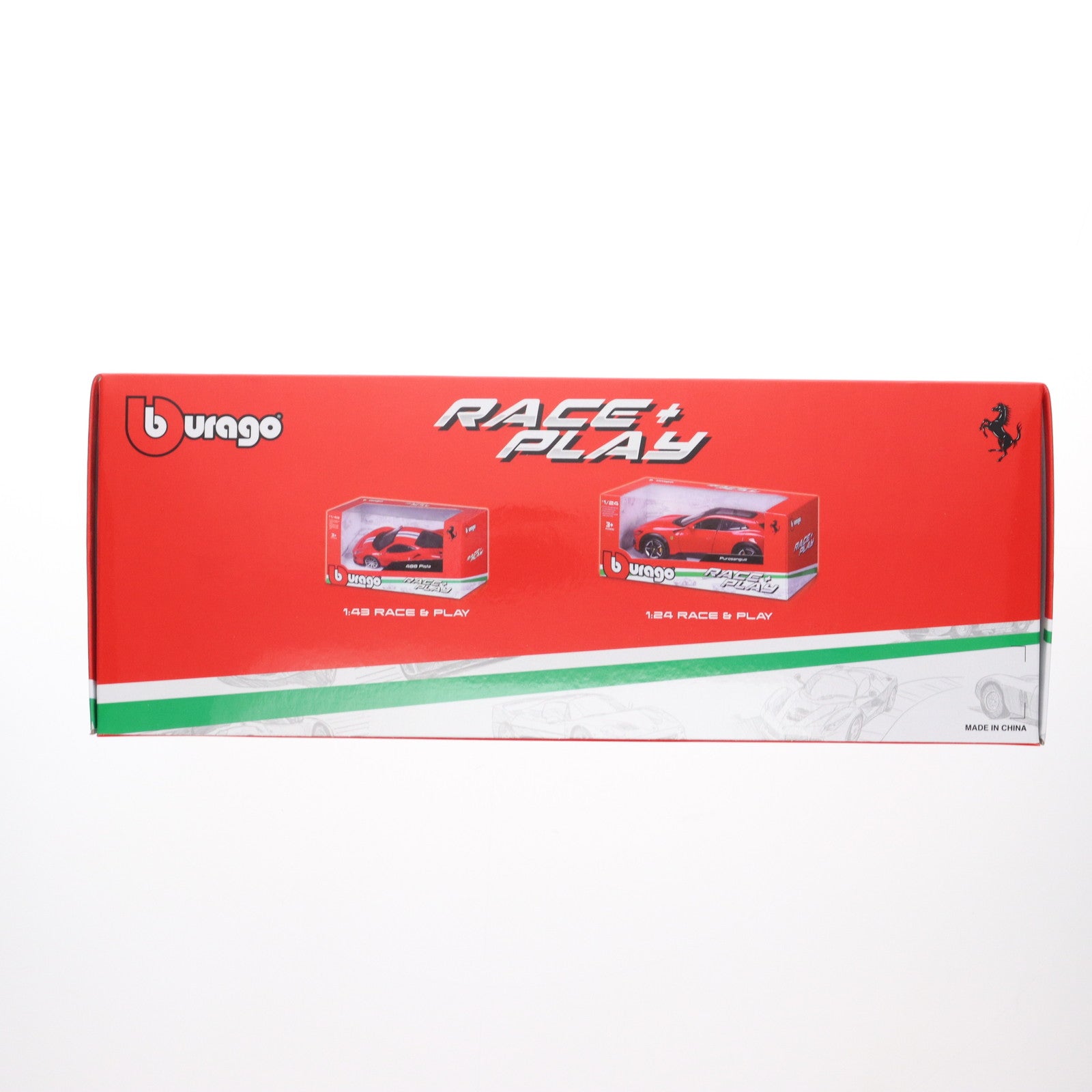 【中古即納】[MDL] RACE+PLAY 1/18 Ferrari(フェラーリ) SF90 XX Stradale(ストラダーレ) Rosso corsa 完成品 ミニカー BBURAGO(ブラゴ)(20241231)
