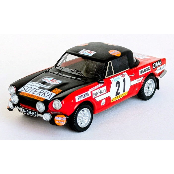 【予約安心出荷】[MDL] 1/43 フィアット 124 スポーツ スパイダー 1600 1974年 TAPラリー #21 Giovanni Salvi/Luigi Valle 完成品 ミニカー(dsn330) Trofeu(トロフュー)(2025年11月)