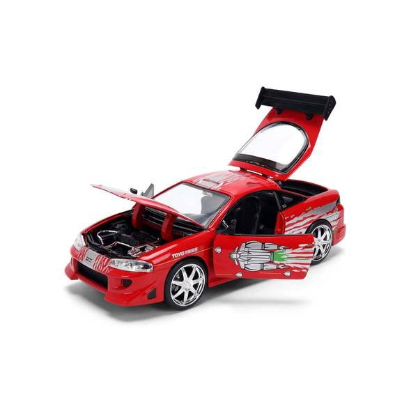 【予約安心出荷】[MDL] 1/24 F&F ミツビシ エクリプス レッド(ブライアン) ドミニク RX-7 グラフィックス ワイルド・スピード 完成品 ミニカー(JADA36815) Jada Toys(ジャダトイズ)(2025年12月)