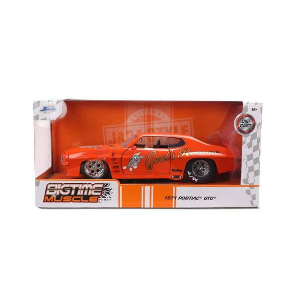 【予約安心出荷】[MDL] BIGTIME MUSCLE(ビッグタイム マッスル) 1/24 1971 ポンティアック GTO ジャッジ オレンジ 完成品 ミニカー(JADA36591) Jada Toys(ジャダトイズ)(2025年12月)
