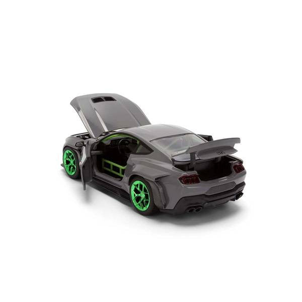 【予約安心出荷】[MDL] BIGTIME MUSCLE(ビッグタイム マッスル) 1/24 2024 フォード マスタング RTR グレー 完成品 ミニカー(JADA36593) Jada Toys(ジャダトイズ)(2025年12月)