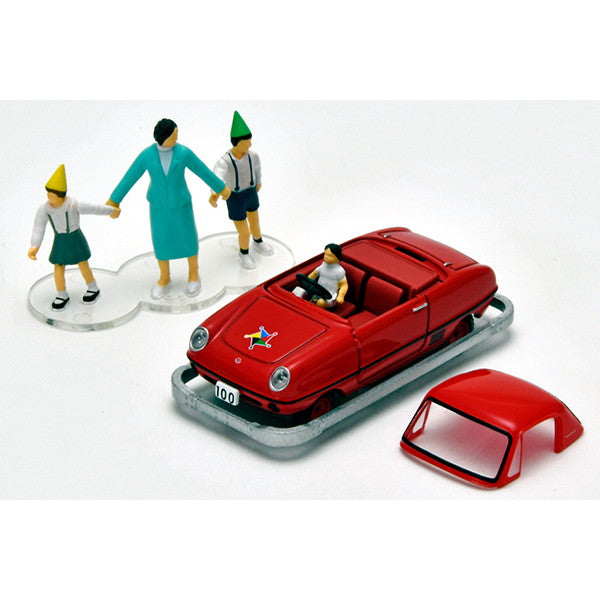 【予約安心出荷】[MDL] トミカリミテッドヴィンテージ こどもの国×TLV 1/64 ダットサン ベビイ レストア車(赤)フィギュア付 完成品 ミニカー(336624) TOMYTEC(トミーテック)(2026年4月)